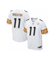 Nike Pittsburgh Steelers 11 Markus Wheaton White Elite NFL Jersey Nike Pittsburgh Steelers 11 Markus Wheaton White Elite NFL Jersey