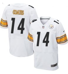 Nike Pittsburgh Steelers #14 Sammie Coates White Men 27s Stitched NFL Elite Jersey Nike Pittsburgh Steelers #14 Sammie Coates White Men 27s Stitched NFL Elite Jersey