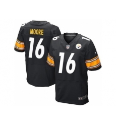 Nike Pittsburgh Steelers 16 Lance Moore Black Elite NFL Jersey Nike Pittsburgh Steelers 16 Lance Moore Black Elite NFL Jersey