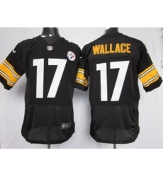 Nike Pittsburgh Steelers 17 Mike Wallace Black Elite NFL Jersey Nike Pittsburgh Steelers 17 Mike Wallace Black Elite NFL Jersey