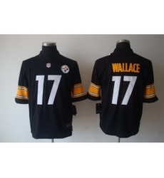 Nike Pittsburgh Steelers 17 Mike Wallace Black Limited NFL Jersey Nike Pittsburgh Steelers 17 Mike Wallace Black Limited NFL Jersey