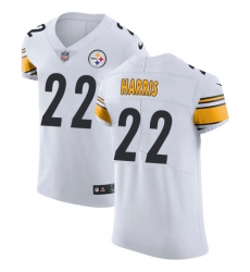 Nike Pittsburgh Steelers 22 Najee Harris White Men Stitched NFL New Elite Jersey Nike Pittsburgh Steelers 22 Najee Harris White Men Stitched NFL New Elite Jersey