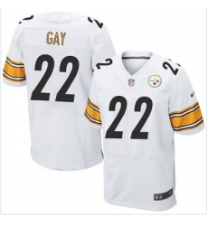 Nike Pittsburgh Steelers #22 William Gay White Men 27s Stitched NFL Elite Jersey Nike Pittsburgh Steelers #22 William Gay White Men 27s Stitched NFL Elite Jersey