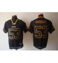 Nike Pittsburgh Steelers 53 Maurkice Pouncey Black Elite Lights Out NFL Jersey Nike Pittsburgh Steelers 53 Maurkice Pouncey Black Elite Lights Out NFL Jersey