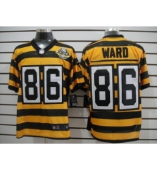 Nike Pittsburgh Steelers 86 Hines Ward Yellow Black Elite 80th Throwback NFL Jersey Nike Pittsburgh Steelers 86 Hines Ward Yellow Black Elite 80th Throwback NFL Jersey