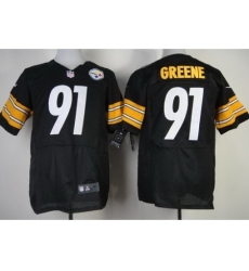 Nike Pittsburgh Steelers 91 Kevin Greene Black Elite NFL Jersey Nike Pittsburgh Steelers 91 Kevin Greene Black Elite NFL Jersey