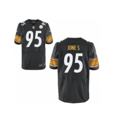 Nike Pittsburgh Steelers 95 Jarvis Jones Black Elite NFL Jersey Nike Pittsburgh Steelers 95 Jarvis Jones Black Elite NFL Jersey