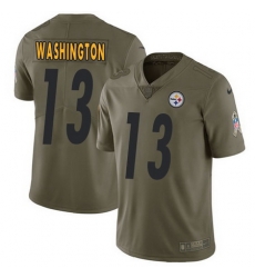 Nike Steelers #13 James Washington Olive Mens Stitched NFL Limited 2017 Salute To Service Jersey Nike Steelers #13 James Washington Olive Mens Stitched NFL Limited 2017 Salute To Service Jersey