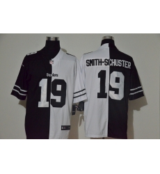 Nike Steelers 19 JuJu Smith Schuster Black And White Split Vapor Untouchable Limited Jersey Nike Steelers 19 JuJu Smith Schuster Black And White Split Vapor Untouchable Limited Jersey