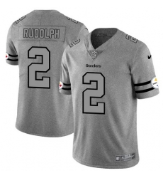 Nike Steelers 2 Mason Rudolph 2019 Gray Gridiron Gray Vapor Untouchable Limited Jersey Nike Steelers 2 Mason Rudolph 2019 Gray Gridiron Gray Vapor Untouchable Limited Jersey
