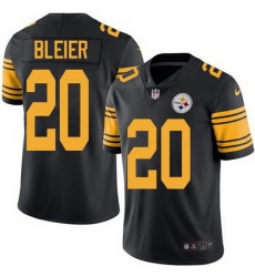 Nike Steelers #20 Rocky Bleier Black Mens Stitched NFL Limited Rush Jersey Nike Steelers #20 Rocky Bleier Black Mens Stitched NFL Limited Rush Jersey