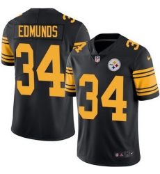Nike Steelers #34 Terrell Edmunds Black Mens Stitched NFL Limited Rush Jersey Nike Steelers #34 Terrell Edmunds Black Mens Stitched NFL Limited Rush Jersey