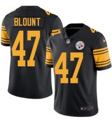 Nike Steelers #47 Mel Blount Black Mens Stitched NFL Limited Rush Jersey Nike Steelers #47 Mel Blount Black Mens Stitched NFL Limited Rush Jersey
