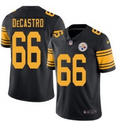 Nike Steelers #66 David DeCastro Black Mens Stitched NFL Limited Rush Jersey Nike Steelers #66 David DeCastro Black Mens Stitched NFL Limited Rush Jersey
