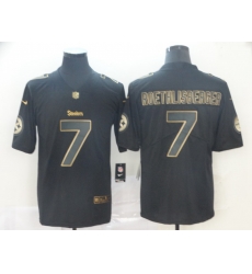 Nike Steelers 7 Ben Roethlisberger Black Gold Vapor Untouchable Limited Jersey Nike Steelers 7 Ben Roethlisberger Black Gold Vapor Untouchable Limited Jersey