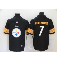 Nike Steelers 7 Ben Roethlisberger Black Team Big Logo Vapor Untouchable Limited Jersey Nike Steelers 7 Ben Roethlisberger Black Team Big Logo Vapor Untouchable Limited Jersey