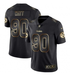 Nike Steelers 90 T.J. Watt Black Gold Vapor Untouchable Limited Jersey Nike Steelers 90 T.J. Watt Black Gold Vapor Untouchable Limited Jersey