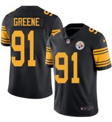 Nike Steelers #91 Kevin Greene Black Mens Stitched NFL Limited Rush Jersey Nike Steelers #91 Kevin Greene Black Mens Stitched NFL Limited Rush Jersey