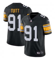 Nike Steelers #91 Stephon Tuitt Black Alternate Mens Stitched NFL Vapor Untouchable Limited Jersey Nike Steelers #91 Stephon Tuitt Black Alternate Mens Stitched NFL Vapor Untouchable Limited Jersey