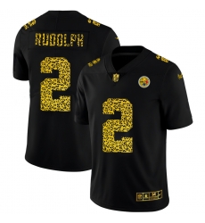 Pittsburgh Steelers 2 Mason Rudolph Men Nike Leopard Print Fashion Vapor Limited NFL Jersey Black Pittsburgh Steelers 2 Mason Rudolph Men Nike Leopard Print Fashion Vapor Limited NFL Jersey Black