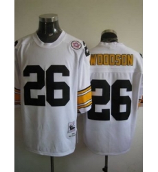 Pittsburgh Steelers 26 Rod Woodson white Mitchell And Ness Jersey Pittsburgh Steelers 26 Rod Woodson white Mitchell And Ness Jersey