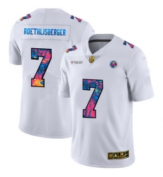 Pittsburgh Steelers 7 Ben Roethlisberger Men White Nike Multi Color 2020 NFL Crucial Catch Limited NFL Jersey Pittsburgh Steelers 7 Ben Roethlisberger Men White Nike Multi Color 2020 NFL Crucial Catch Limited NFL Jersey