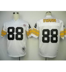 Pittsburgh Steelers 88 SWANN White Throwback Jerseys Pittsburgh Steelers 88 SWANN White Throwback Jerseys