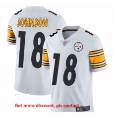 Steelers 18 Diontae Johnson White Men Stitched Football Vapor Untouchable Limited Jersey Steelers 18 Diontae Johnson White Men Stitched Football Vapor Untouchable Limited Jersey
