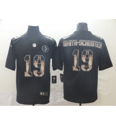 Steelers 19 JuJu Smith Schuster Black Statue Of Liberty Limited Jersey Steelers 19 JuJu Smith Schuster Black Statue Of Liberty Limited Jersey