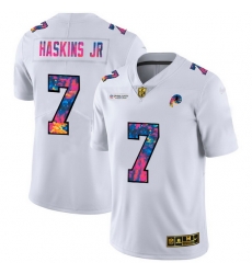 Washington Redskins 7 Dwayne Haskins Jr Men White Nike Multi Color 2020 NFL Crucial Catch Limited NFL Jersey Washington Redskins 7 Dwayne Haskins Jr Men White Nike Multi Color 2020 NFL Crucial Catch Limited NFL Jersey