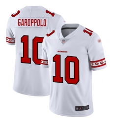 49ers 10 Jimmy Garoppolo White Mens Stitched Football Limited Team Logo Fashion Jersey 49ers 10 Jimmy Garoppolo White Mens Stitched Football Limited Team Logo Fashion Jersey