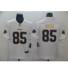49ers 85 George Kittle White Gold Vapor Untouchable Limited Jersey 49ers 85 George Kittle White Gold Vapor Untouchable Limited Jersey