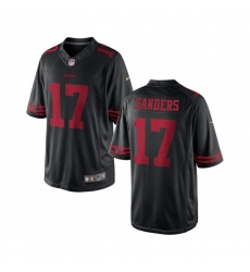 Men 49ers 17 Emmanuel Sanders Black Game Stitched NFL Jersey Men 49ers 17 Emmanuel Sanders Black Game Stitched NFL Jersey