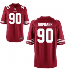 Men Nike 49ers Isaac Sopoaga 90 Stitched Red NFL Jersey Men Nike 49ers Isaac Sopoaga 90 Stitched Red NFL Jersey
