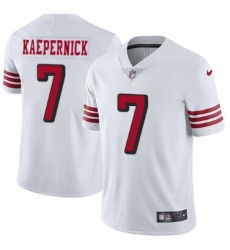 Men Nike San Francisco #7 Colin Kaepernick White Vapor Limited Jersey Men Nike San Francisco #7 Colin Kaepernick White Vapor Limited Jersey