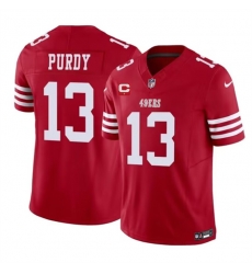 Men San Francisco 49ers 13 Brock Purdy Red 2023 F U S E With 1 Star C Patch Vapor Untouchable Limited Stitched Football Jersey Men San Francisco 49ers 13 Brock Purdy Red 2023 F U S E With 1 Star C Patch Vapor Untouchable Limited Stitched Football Jersey