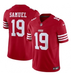 Men San Francisco 49ers 19 Deebo Samuel Red 2023 F.U.S.E. Vapor Untouchable Limited Stitched Football Jersey Men San Francisco 49ers 19 Deebo Samuel Red 2023 F.U.S.E. Vapor Untouchable Limited Stitched Football Jersey