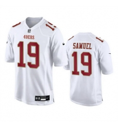 Men San Francisco 49ers 19 Deebo Samuel White Fashion Vapor Untouchable Limited Stitched Football Jersey Men San Francisco 49ers 19 Deebo Samuel White Fashion Vapor Untouchable Limited Stitched Football Jersey