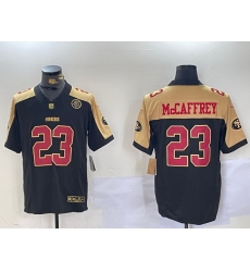 Men San Francisco 49ers 23 Christian McCaffrey BlackWhite 2024 F U S E Patch Alternate Vapor Limited Stitched Football Jersey 1 Men San Francisco 49ers 23 Christian McCaffrey BlackWhite 2024 F U S E Patch Alternate Vapor Limited Stitched Football Jersey 1