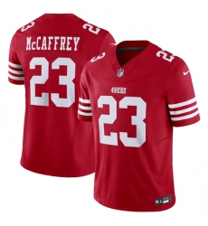 Men San Francisco 49ers 23 Christian McCaffrey Red 2023 F U S E Vapor Untouchable Limited Stitched Football Jersey Men San Francisco 49ers 23 Christian McCaffrey Red 2023 F U S E Vapor Untouchable Limited Stitched Football Jersey