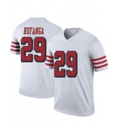 Men San Francisco 49ers 29 Talanoa Hufanga White Stitched Football Jersey Men San Francisco 49ers 29 Talanoa Hufanga White Stitched Football Jersey