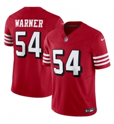 Men San Francisco 49ers 54 Fred Warner New Red 2023 F U S E Vapor Untouchable Limited Stitched Football Jersey Men San Francisco 49ers 54 Fred Warner New Red 2023 F U S E Vapor Untouchable Limited Stitched Football Jersey