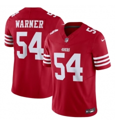 Men San Francisco 49ers 54 Fred Warner Red 2023 F U S E Vapor Untouchable Limited Stitched Football Jersey Men San Francisco 49ers 54 Fred Warner Red 2023 F U S E Vapor Untouchable Limited Stitched Football Jersey
