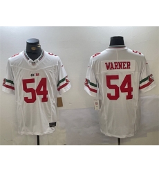 Men San Francisco 49ers 54 Fred Warner White F U S E Mexico Vapor Limited Stitched Football Jersey Men San Francisco 49ers 54 Fred Warner White F U S E Mexico Vapor Limited Stitched Football Jersey