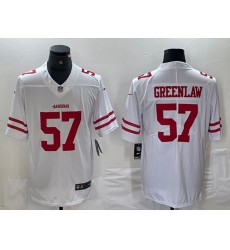 Men San Francisco 49ers 57 Dre Greenlaw White Vapor Untouchable Limited Stitched Jersey Men San Francisco 49ers 57 Dre Greenlaw White Vapor Untouchable Limited Stitched Jersey