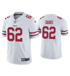 Men San Francisco 49ers 62 Aaron Banks White Jersey Vapor Limited Jersey Men San Francisco 49ers 62 Aaron Banks White Jersey Vapor Limited Jersey