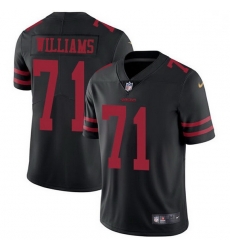 Men San Francisco 49ers 71 Trent Williams Black Alternate Men Stitched NFL Vapor Untouchable Limited Jersey Men San Francisco 49ers 71 Trent Williams Black Alternate Men Stitched NFL Vapor Untouchable Limited Jersey