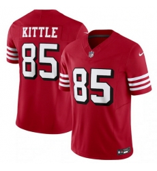 Men San Francisco 49ers 85 George Kittle New Red 2023 F.U.S.E. Vapor Untouchable Limited Stitched Football Jersey Men San Francisco 49ers 85 George Kittle New Red 2023 F.U.S.E. Vapor Untouchable Limited Stitched Football Jersey