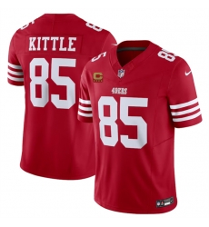 Men San Francisco 49ers 85 George Kittle Red 2023 F U S E With 4 Star C Patch Vapor Untouchable Limited Stitched Football Jersey Men San Francisco 49ers 85 George Kittle Red 2023 F U S E With 4 Star C Patch Vapor Untouchable Limited Stitched Football Jersey