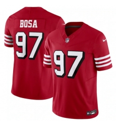 Men San Francisco 49ers 97 Nick Bosa New Red 2023 F U S E Vapor Untouchable Limited Stitched Football Jersey Men San Francisco 49ers 97 Nick Bosa New Red 2023 F U S E Vapor Untouchable Limited Stitched Football Jersey